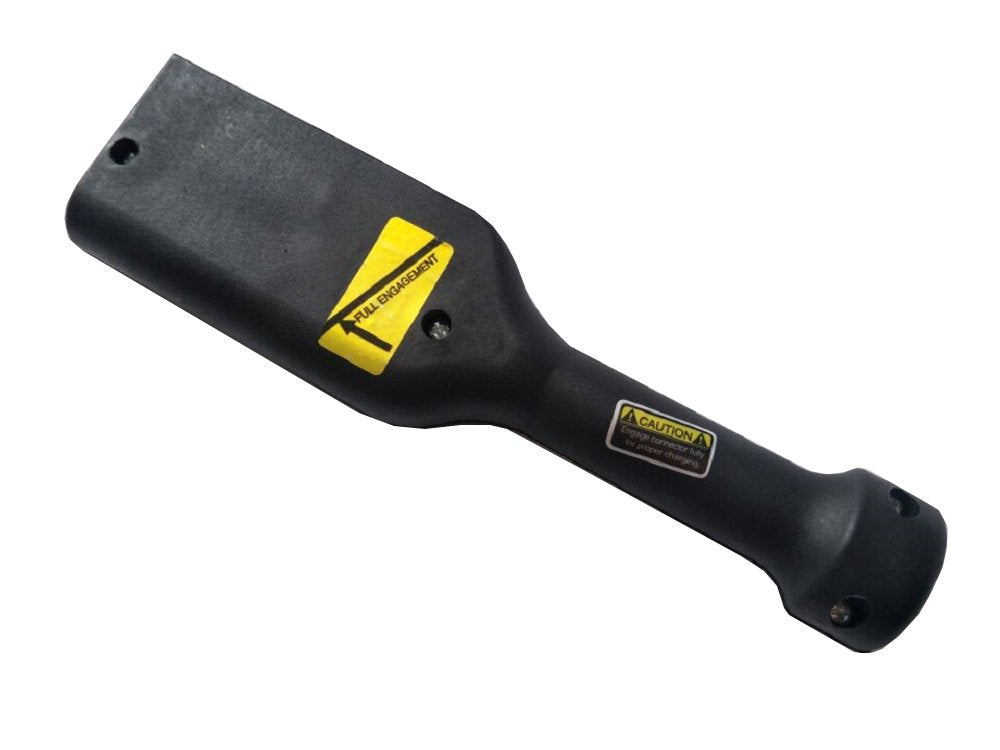 Dr.Acces 36V Powerwise charger plug connected to EZGO Medalist for reliable charging.