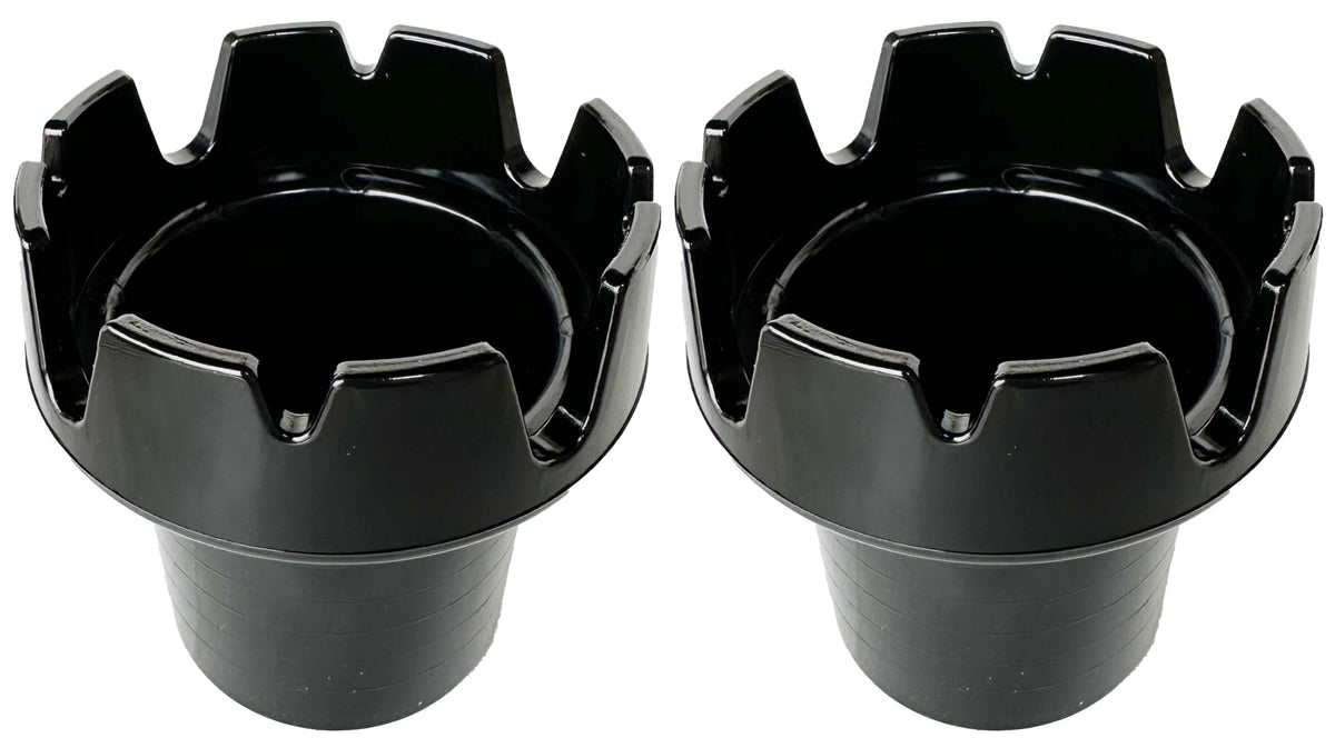 Dr.Acces golf cart ashtray mounted on a cup holder for a tidy ride