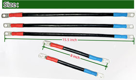 Dr.Acces 15.5-inch 4-gauge cables for Yamaha G19, flexible routing