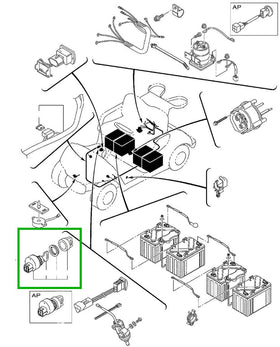 Dr.Acces golf cart key switch packaging—ready OEM part.