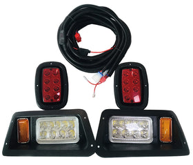 Dr.Acces front-left LED headlight for Yamaha carts, providing bright, efficient illumination.