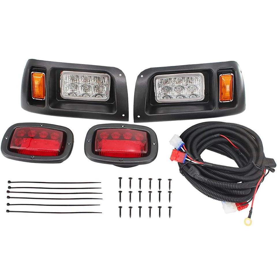 Dr.Acces LED headlights for Club Car DS improve night visibility.