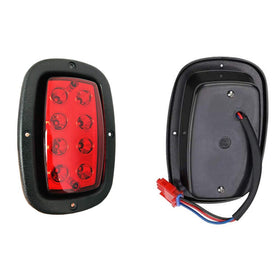 Dr.Acces LED taillight assembly, front view, OE-style replacement for clubs.