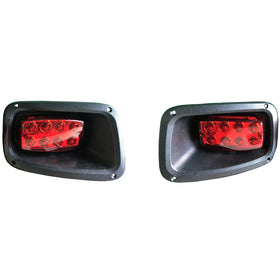 Dr.Acces golf cart LED taillight left side on EZGO TXT improves visibility at night