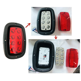 Dr.Acces taillight waterproof shell, seals against rain and dust.