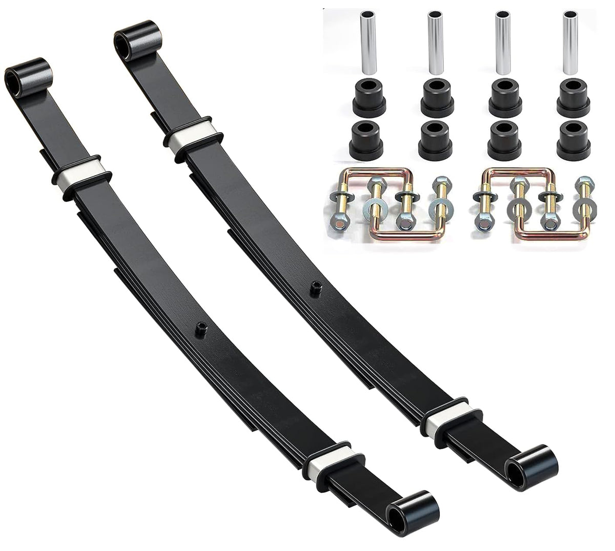 Dr.Acces golf cart rear leaf spring kit four-leaf durability for smoother rides.