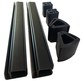 Dr.Acces bottom clips attaching to the windshield base for stable mounting