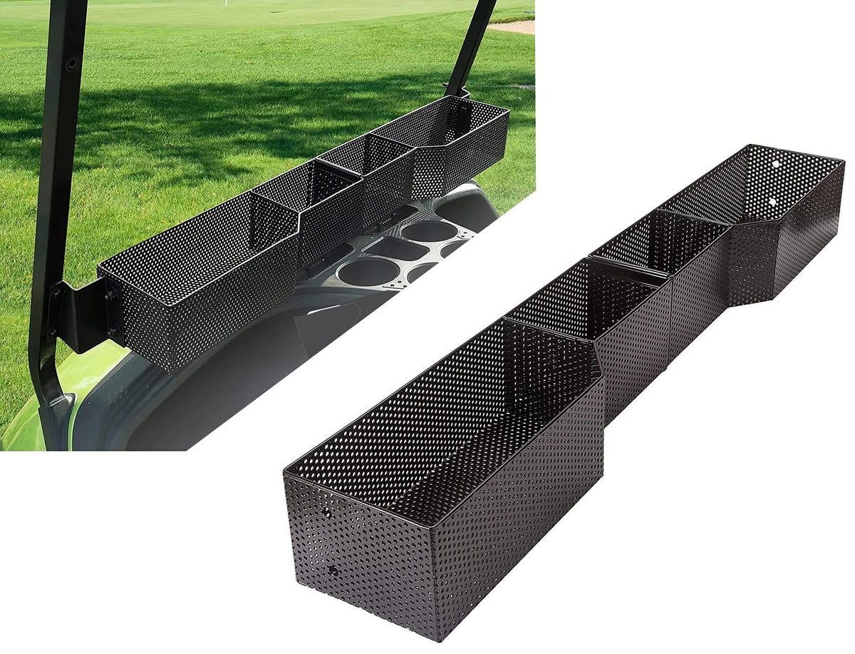 Dr.Acces front inner basket for Yamaha G29 enables quick-access storage.