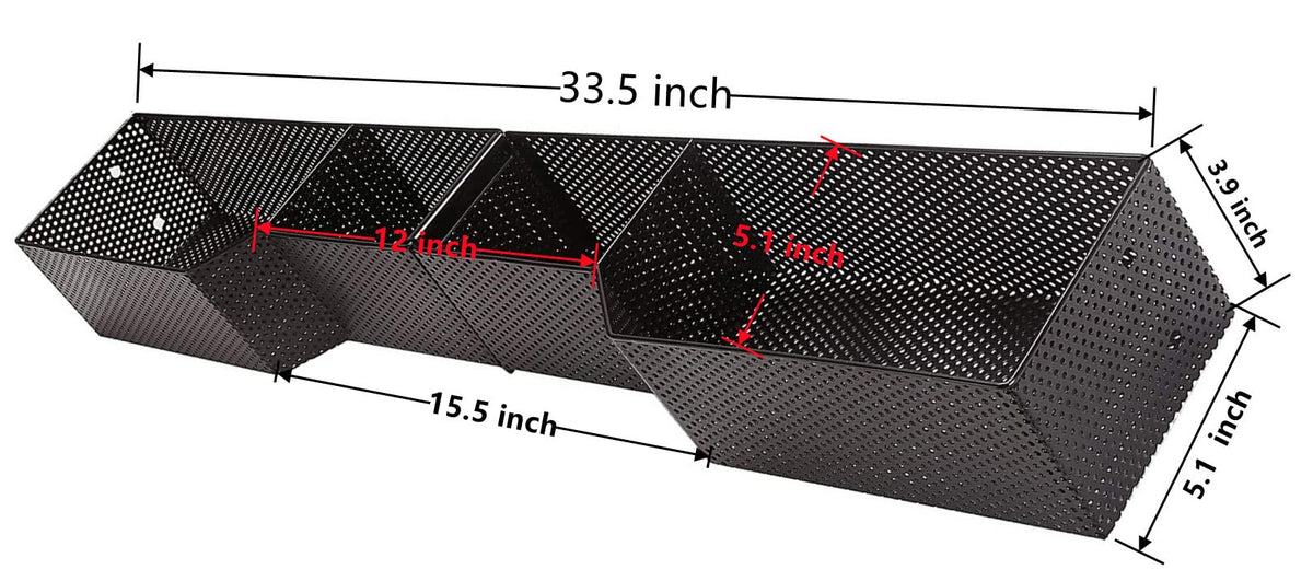 Dr.Acces heavy steel mesh front basket enhances cart storage.