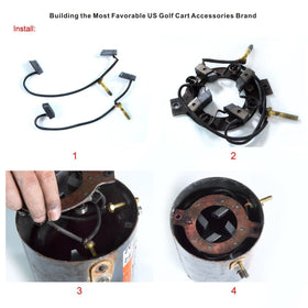 Dr.Acces GE motor brush with nut included for quick fitting.