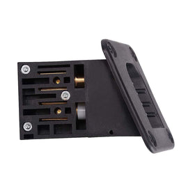 Dr.Acces PowerWise charger connection close-up shows stable alignment for reliable charging
