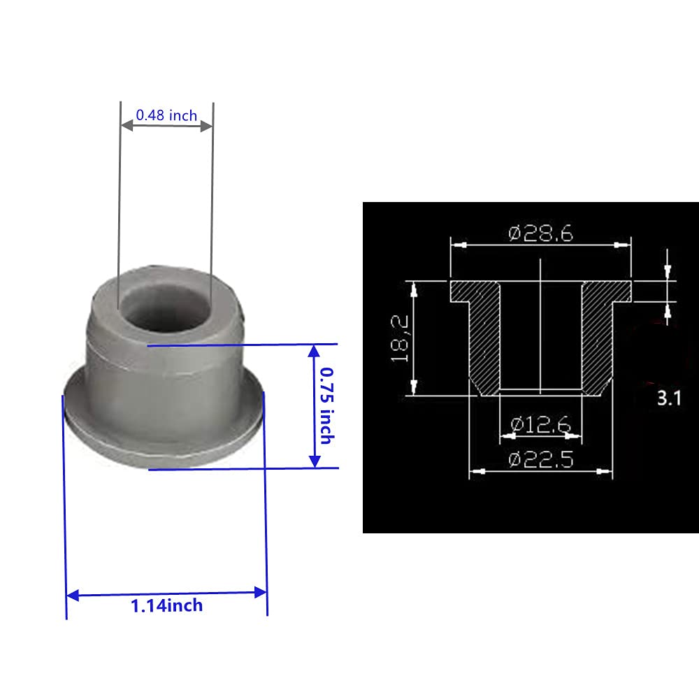 Dr.Acces 24-piece bushing kit provides replacement for worn factory parts.