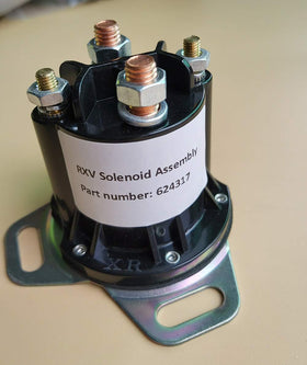 Dr.Acces solenoid assembly highlighting heavy-duty 36V performance.