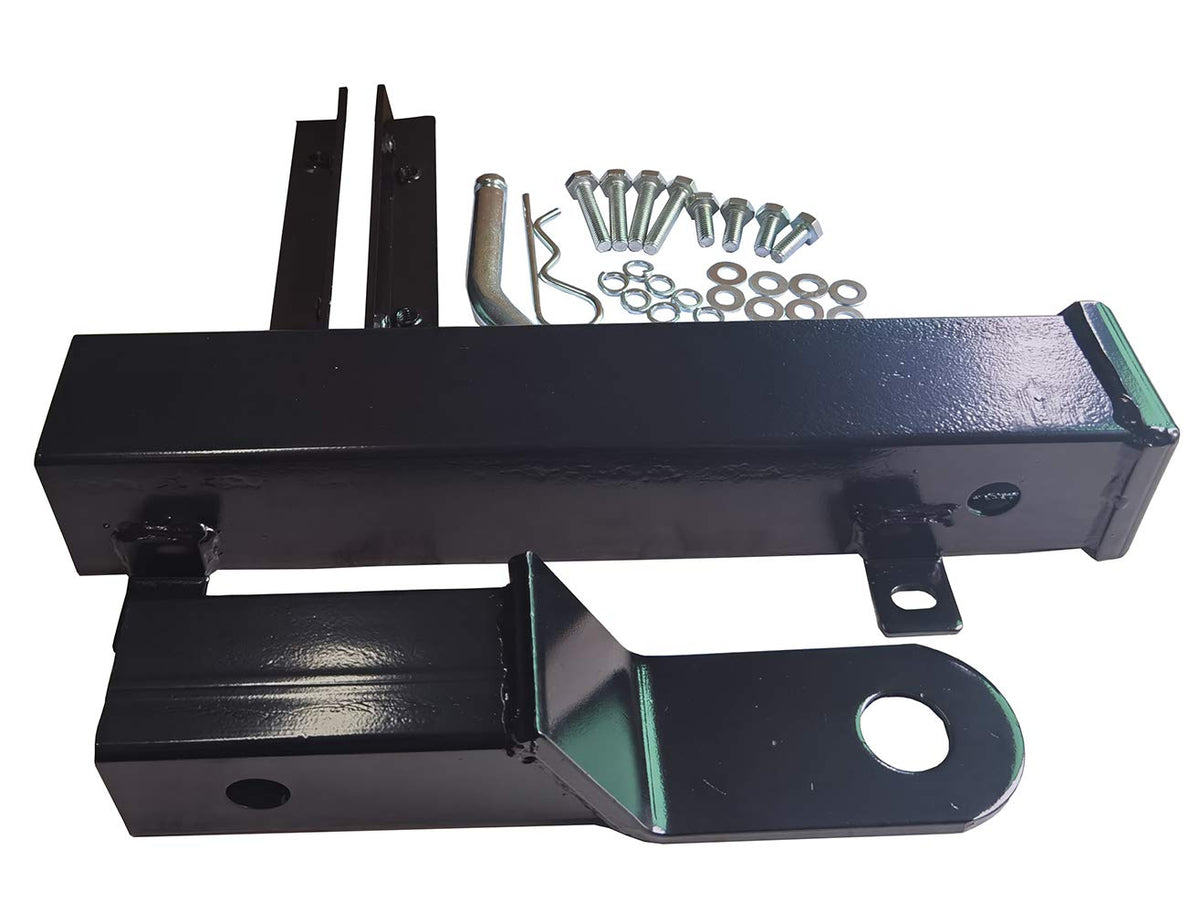 Universal golf cart hitch compatible with Club Car EZGO Yamaha carts