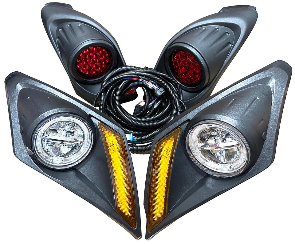 Dr.Acces Yamaha Drive2 LED headlights provide bright, energy-efficient illumination.