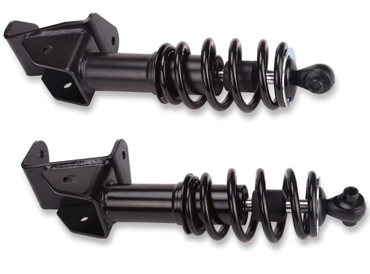 Dr.Acces front shocks replace factory units for Yamaha G29 OEM compatibility.