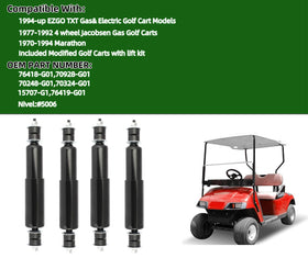 Dr.Acces EZGO TXT shock assembly showcases heavy-duty OEM-sized construction.