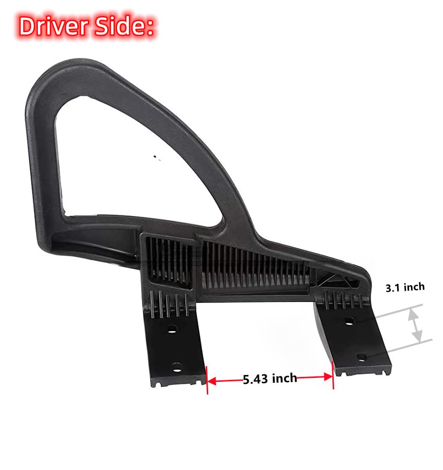 Dr.Acces EZGO RXV left arm rest hip restraint side view, driver-side fit