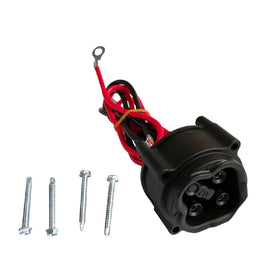 Dr.Acces golf cart receptacle plug for Yamaha G29 2008-2010 improves charging reliability.