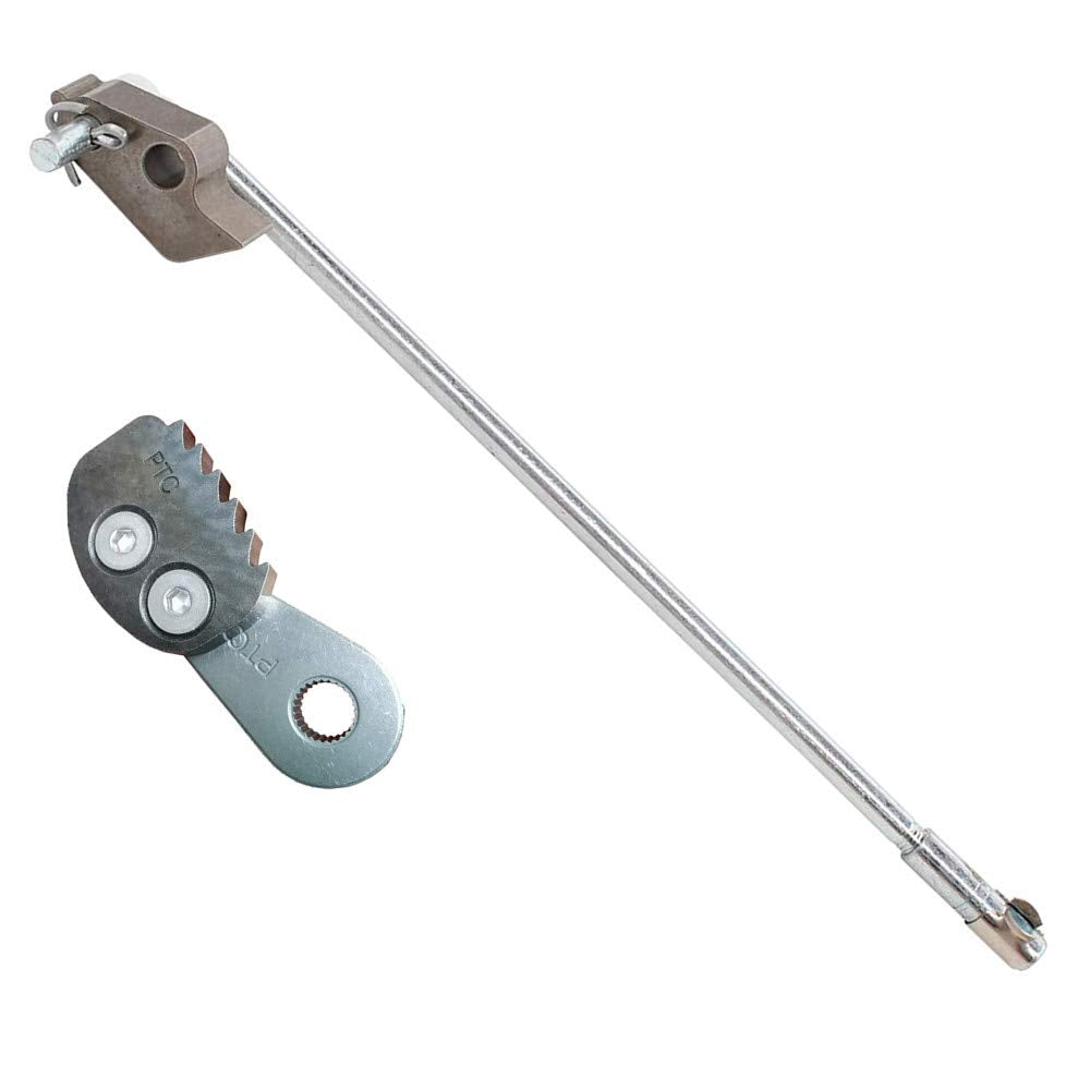Dr.Acces park brake latch kit installed on a Club Car DS for dependable braking.