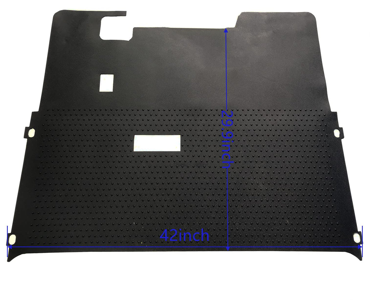 Heavy-duty rubber mat by Dr.Acces resists wear and cleans easily.