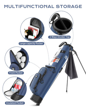 Dragon Tiger 6-club capacity bag keeps essentials organized during rounds