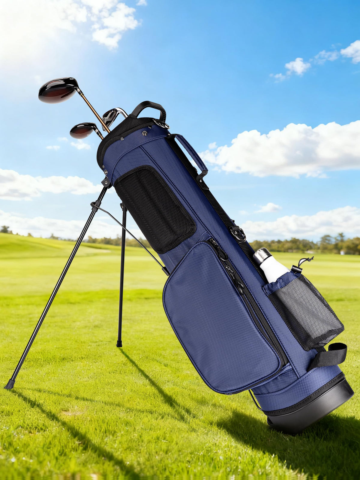 Dragon Tiger Golf bag day-to-day use navy versatile and lightweight