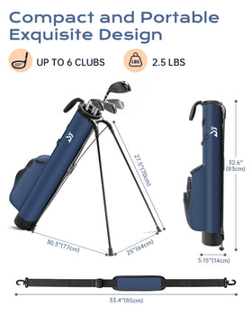 Dragon Tiger stand bag featuring automatic retractable stand for stable play