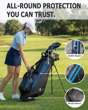 Dragon Tiger six-pocket layout stores apparel and tools.