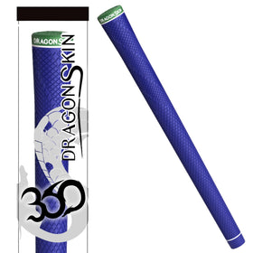 DragonSkinGrip Golf 360 grip with green cap shows balanced feel for steady swings