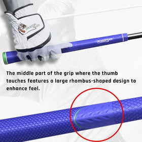 DragonSkin Golf grip works well for all hand sizes.