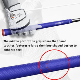 DragonSkin Golf Grip fits all hand sizes for comfortable, reliable rounds.