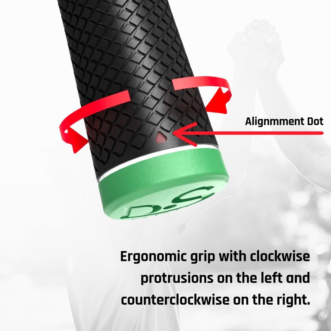 DRAGON SKIN DragonSkinGrip Golf patented blocked-pattern design aids alignment during setup