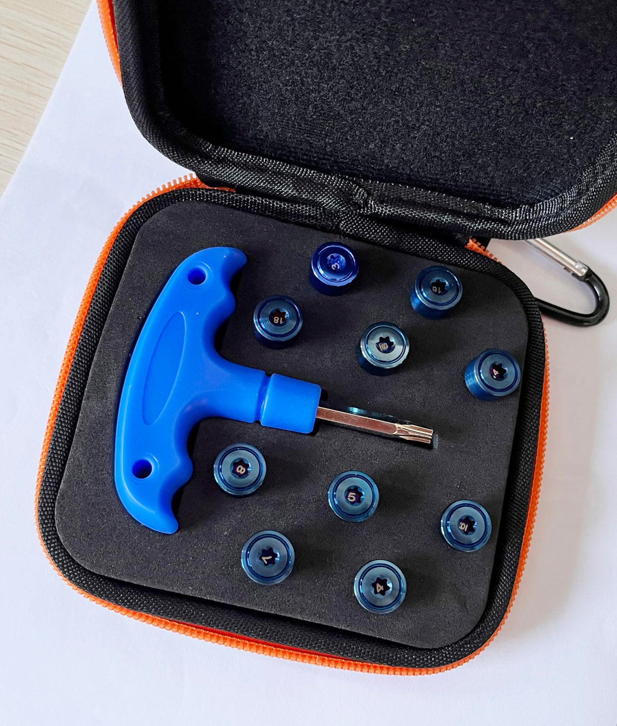 Dree 10pc golf weight screw set for Paradym Ai Smoke enhances tuning and stability.