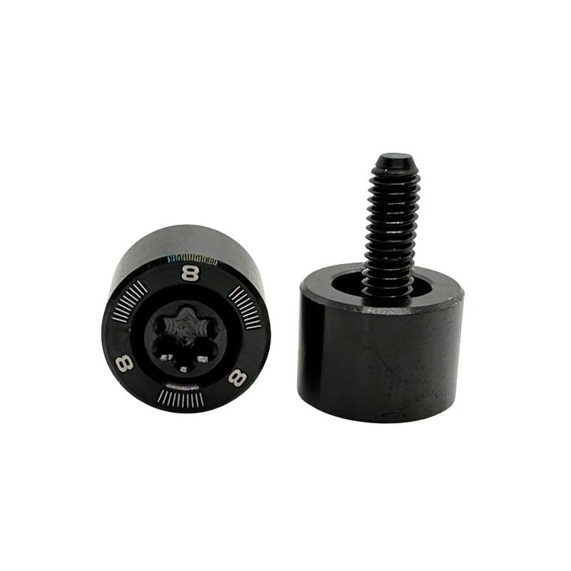 Dree 2pc golf weight screws for QI35, showing two weights for swing weight customization
