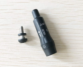 Dree .370 golf shaft adapter sleeve shown, highlighting compatibility with G410/G425 hybrids.
