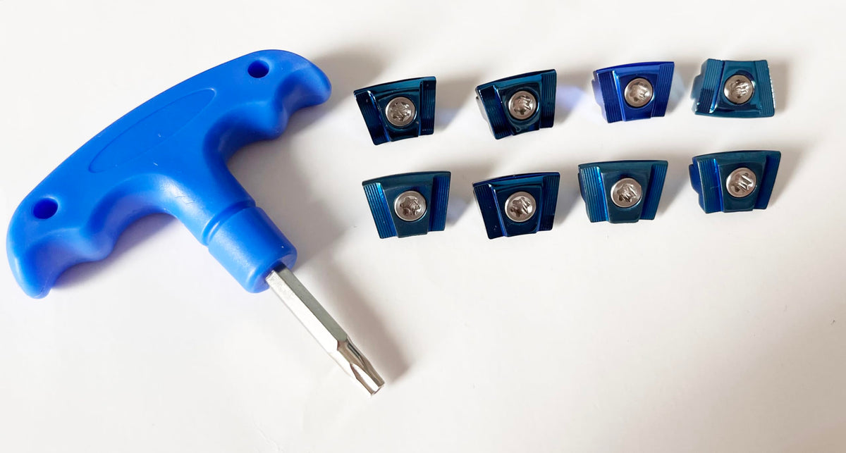 DREE golf weight set packaging with easy installation.