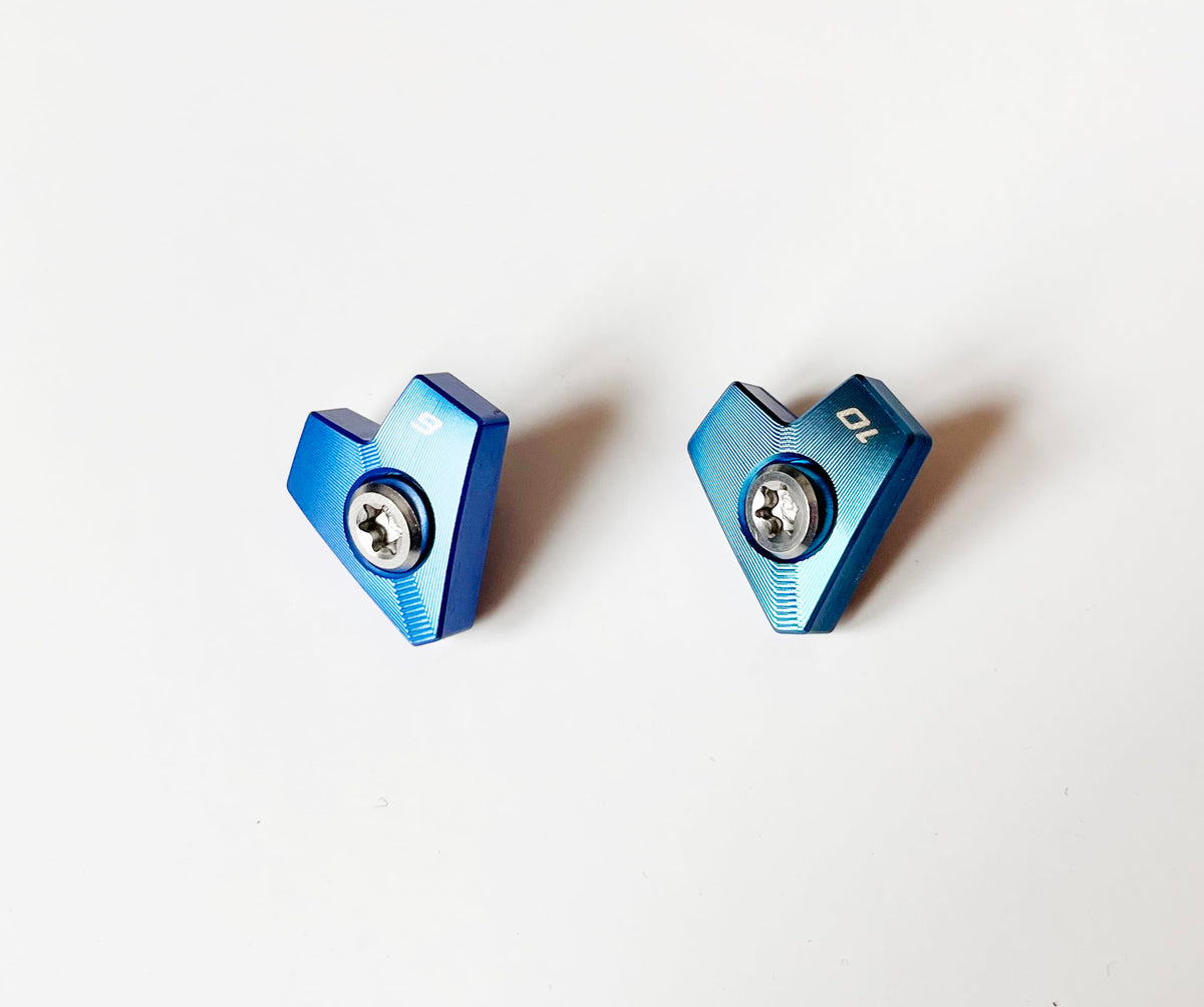 Dree weight screw set case and tool included for quick swaps