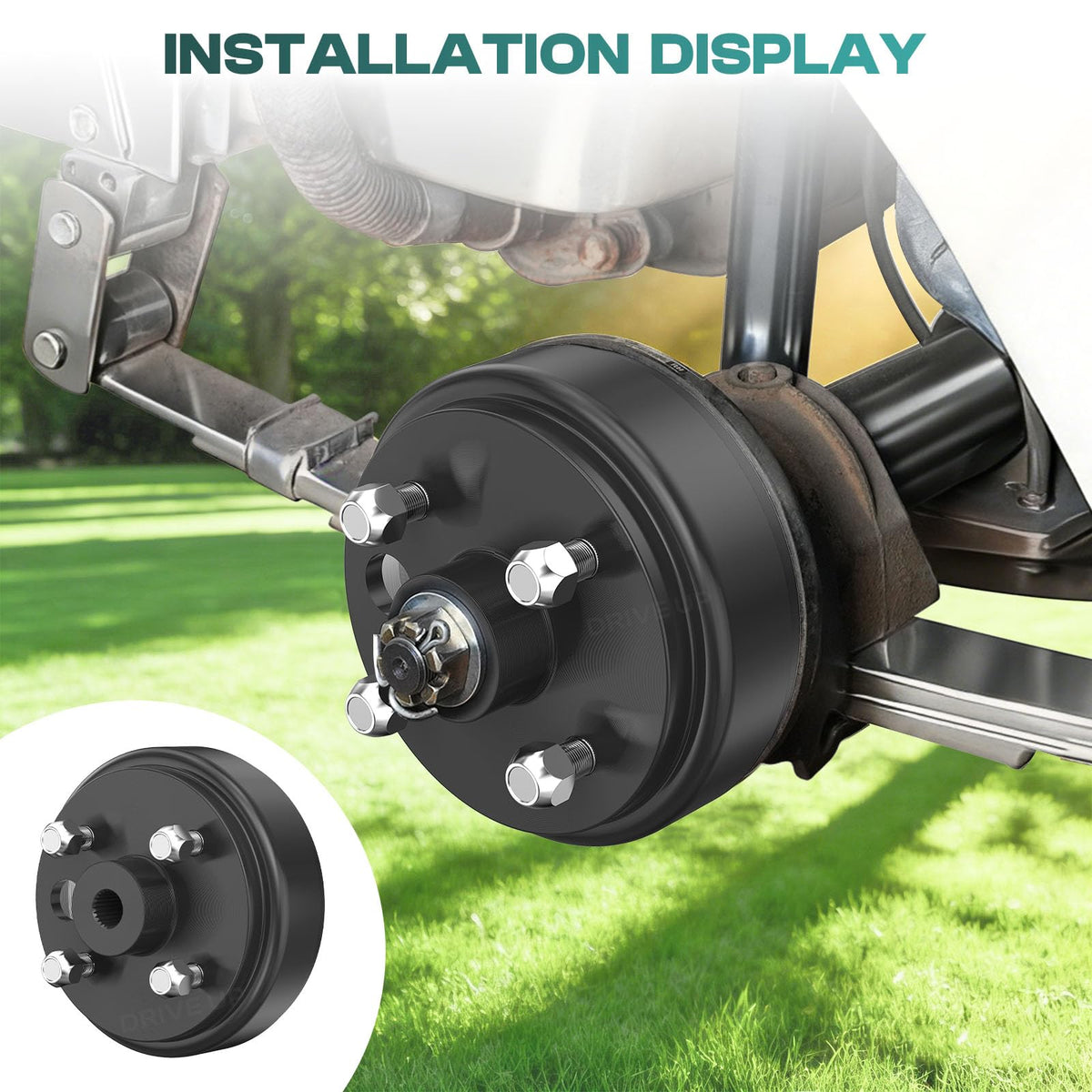 Drive Up 24‑tooth star spline drum ensures precise engagement.