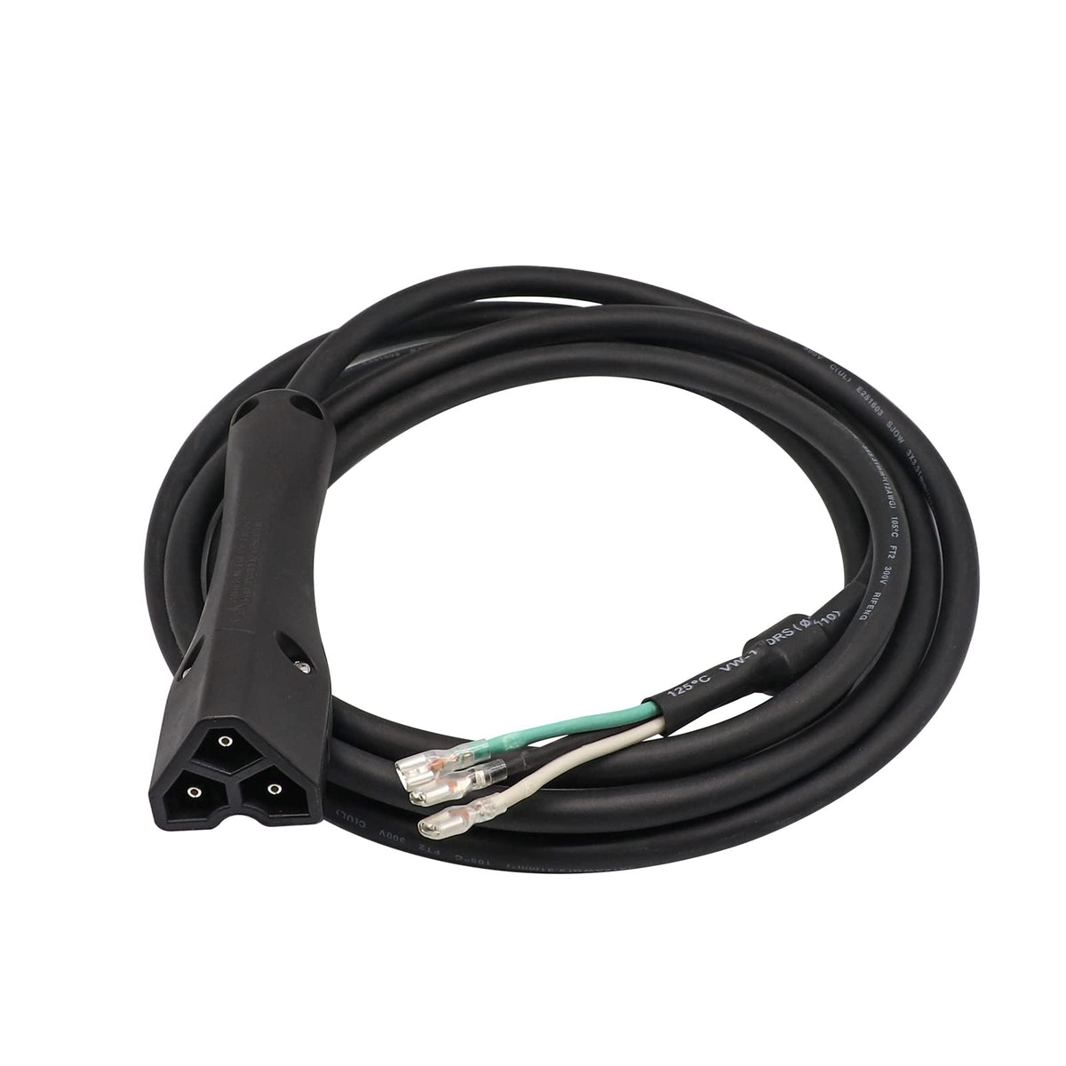 DRIVE UP 48V charger plug with wire for EZGO RXV enables flexible installation.