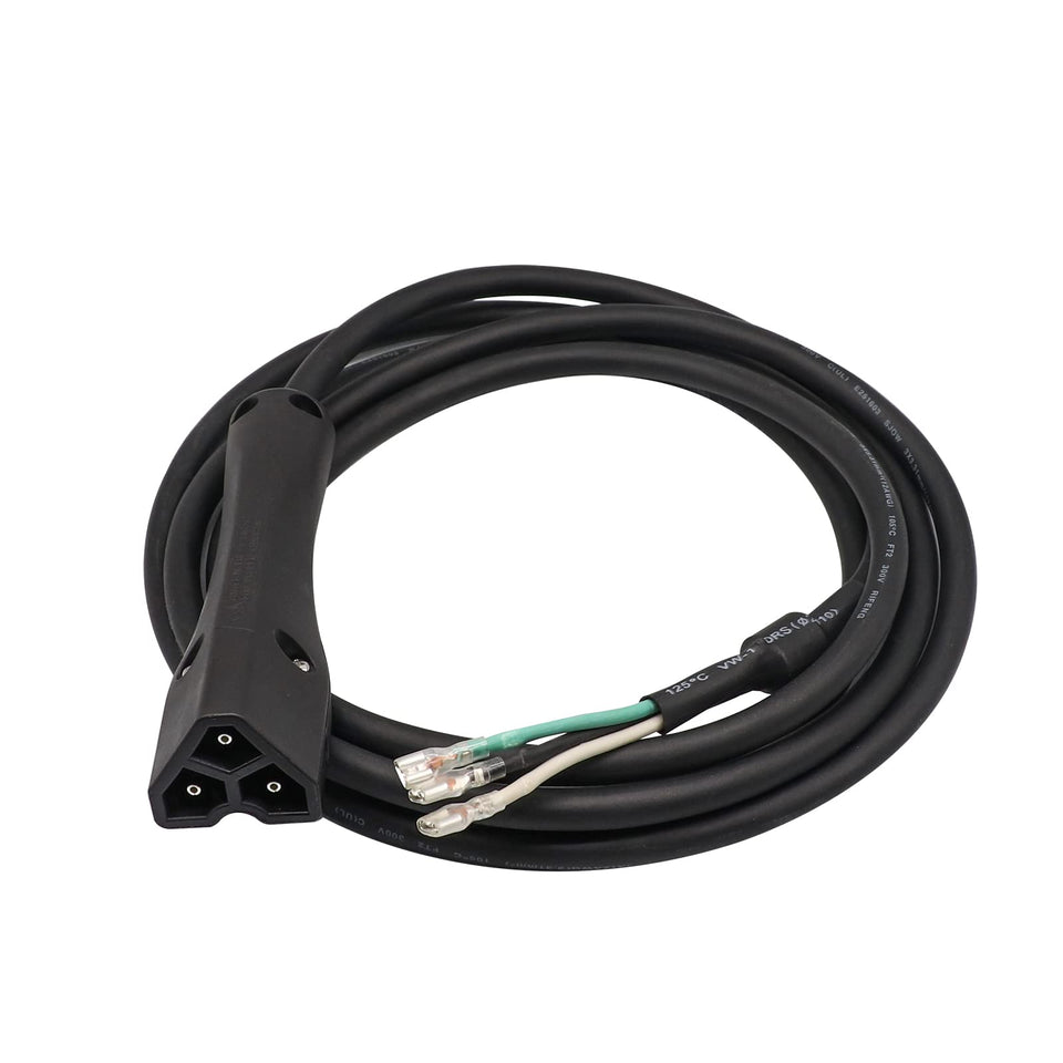 DRIVE UP 48V charger plug with wire for EZGO RXV enables flexible installation.