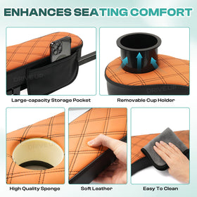 DRIVE UP cup holder with drain hole keeps liquids flowing away