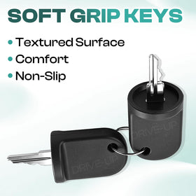 Drive Up ignition keys in-use on RXV illustrate quick start and minimal downtime.