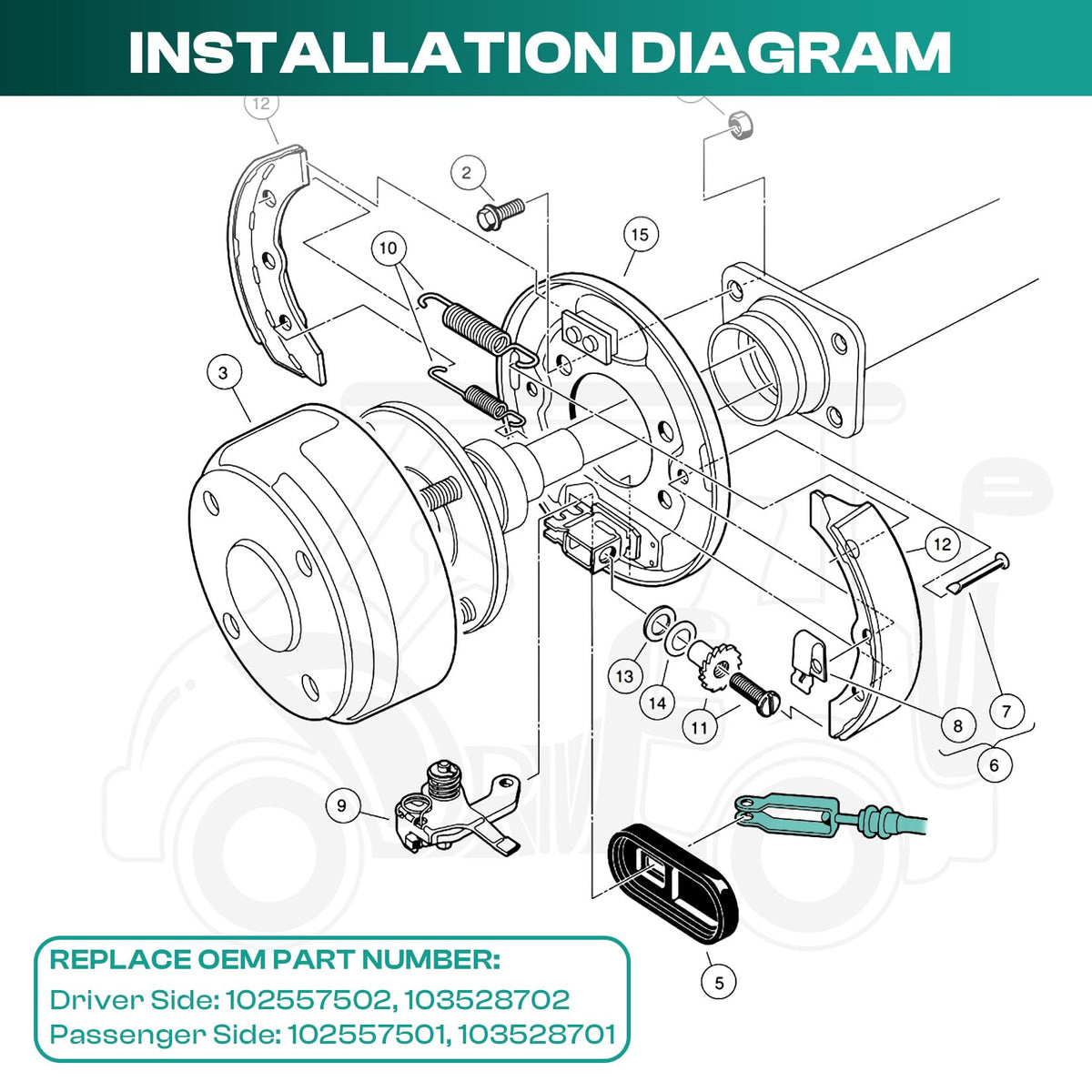 DRIVE UP brake cable with PVC protective layer protecting the core