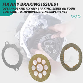 DRIVE UP brake disc nine holes for Yamaha G29 Drive replacement.