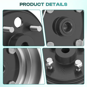 DRIVE UP brake drum replaces OEM 19186-G1 with EZGO compatibility.