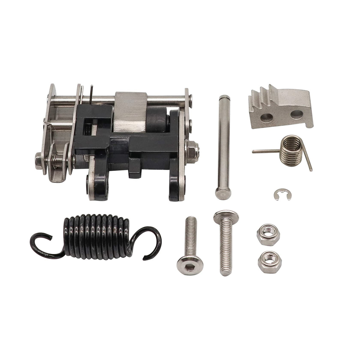 Drive Up brake pawl lock assembly close-up with sturdy build for Club Car Precedent.