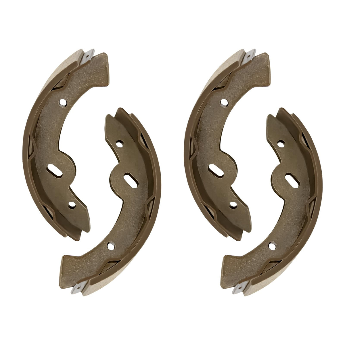 Drive Up brake shoes packaging closeup highlighting quality engineering