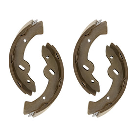 Drive Up brake shoes packaging closeup highlighting quality engineering