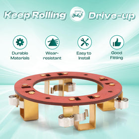 Drive Up brush plate springs kit shown for Club Car compatibility and easy maintenance